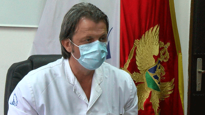 Ašanin: Zaraženo 18 zdravstvenih radnika u nikšićkoj bolnici