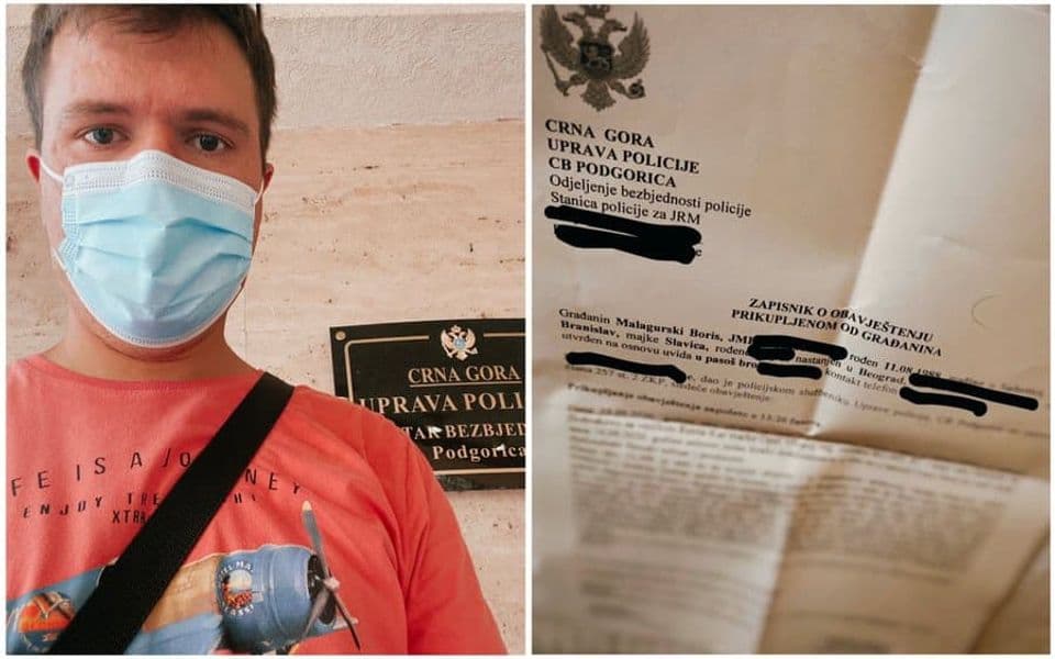 Malagurski snimao dronom bez dozvole, nakon saslušanja i upozorenja pušten