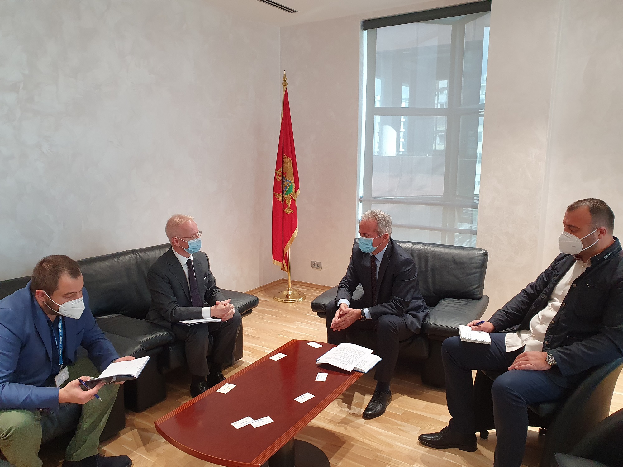 Purišić – Edwards: Nastavak dobre saradnje Crne Gore i UNHCR-a