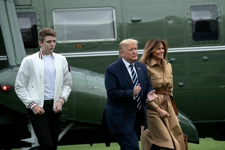 Ovoga su se plašili: Sin Donalda Trampa i Melanije pozitivan na korona virus!