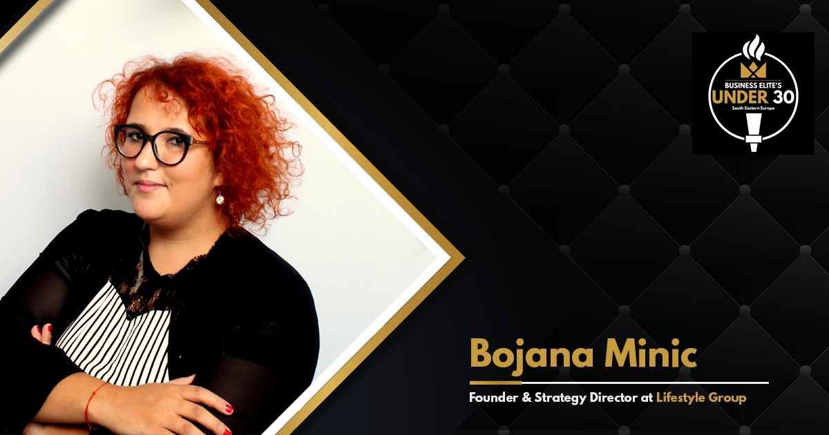 BUSINESS ELITE’S ‘’UNDER 30’’ AWARDS: Bojana Minic na listi 30 najboljih mladih lidera Evrope