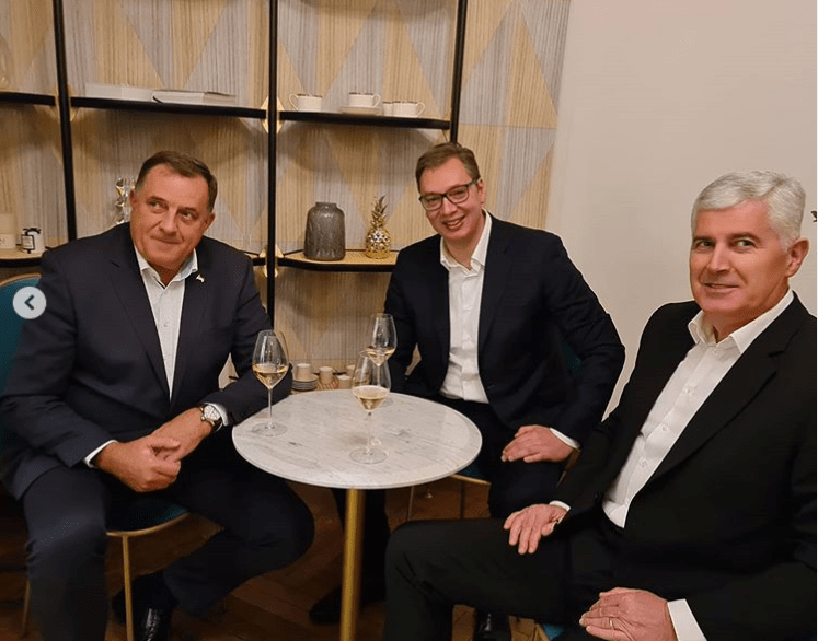 Vučić ugostio Dodika i Čovića, Izetbegović nezadovoljan