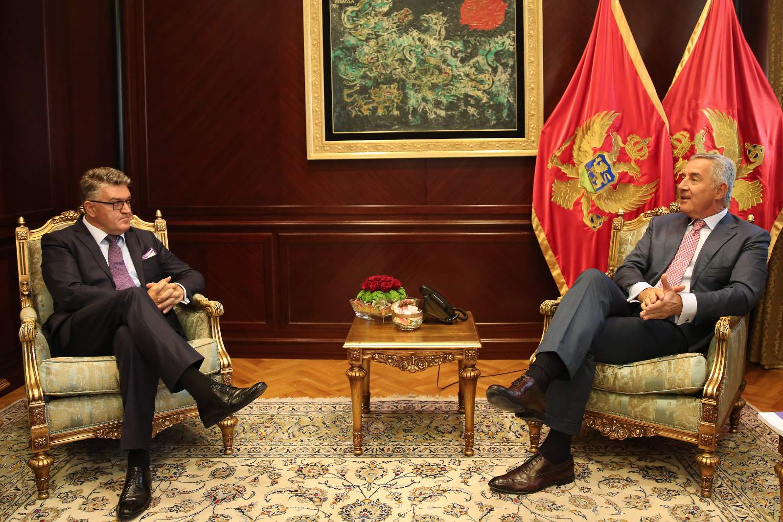 Đukanović se sastao sa ambasadorom Hrvatske u CG