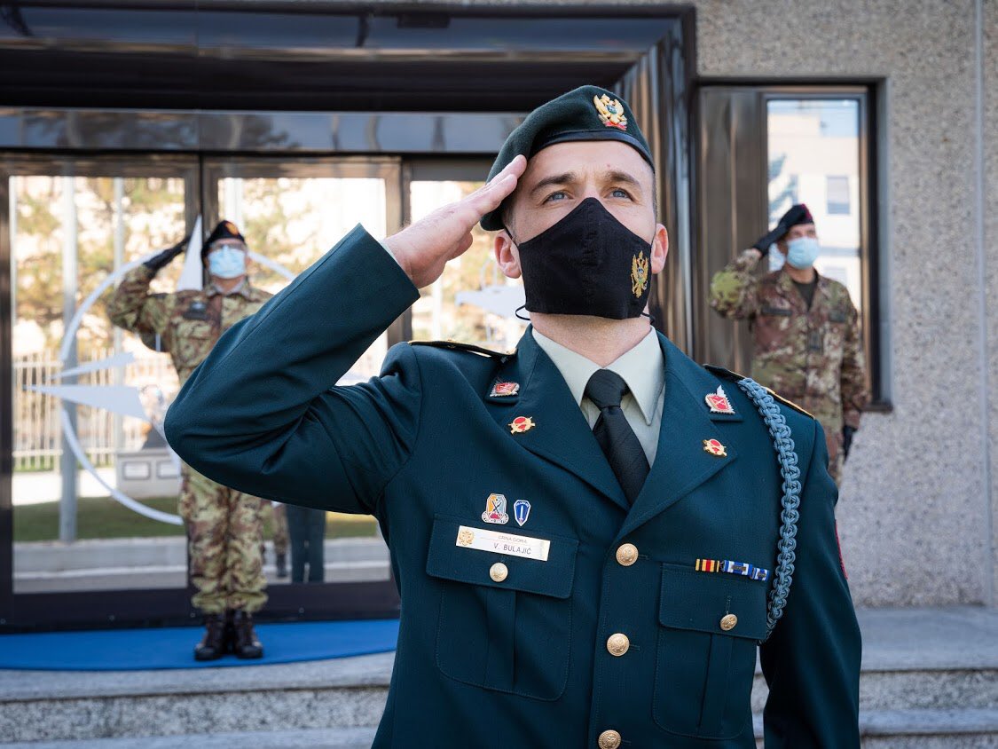 Crnogorska zastava podignuta u multinacionalnoj NATO komandi