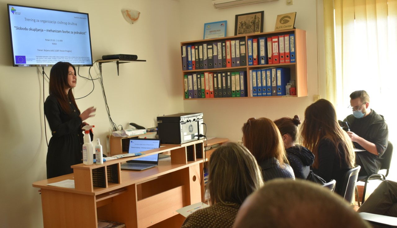 Održan trening o slobodi okupljanja za organizacije civilnog društva iz Nikšića