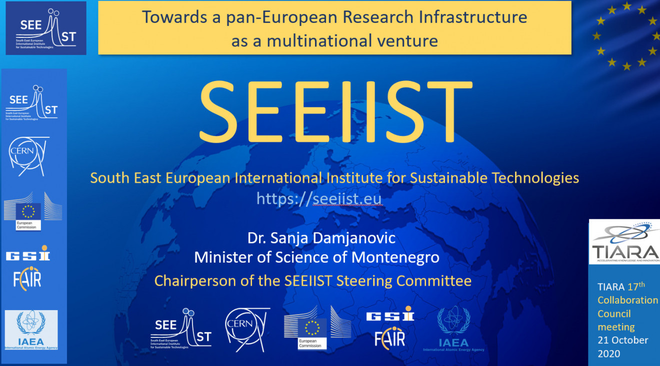 SEEIIST predstavljen Konzorcijumu evropskih istraživačkih institucija za akceartore