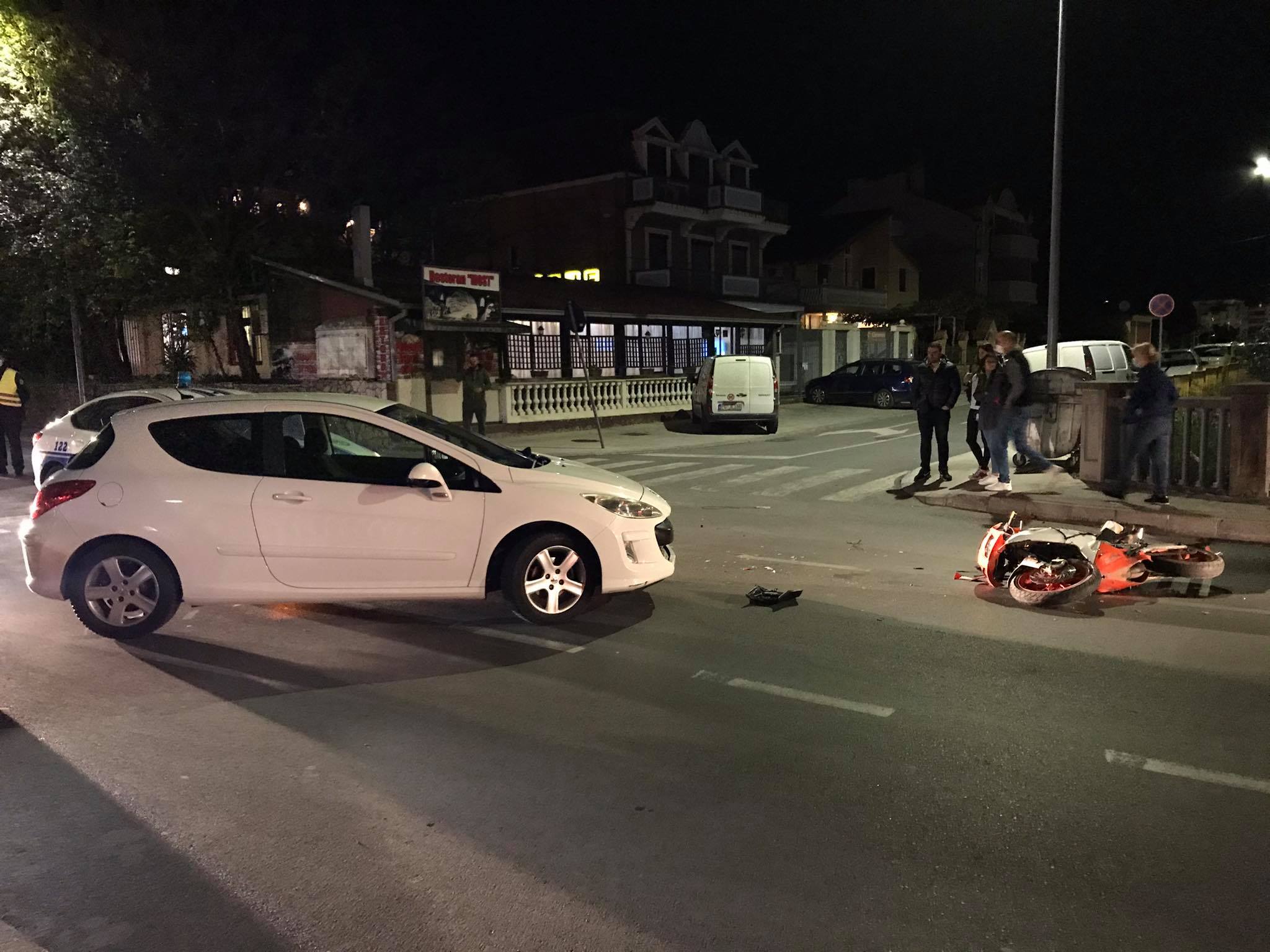 Sudar u Momišićima, oboren motorista
