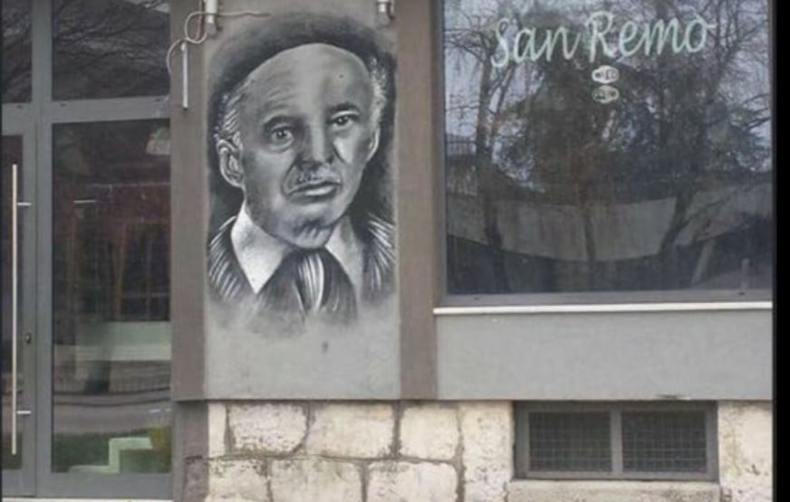 U Nikšiću oslikan mural sa likom Mustafe Nadarevića