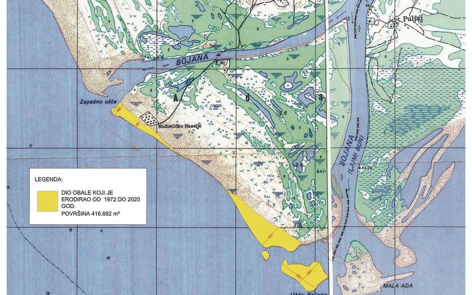 More odnijelo pijesak jednak površini 60 fudbalskih terena