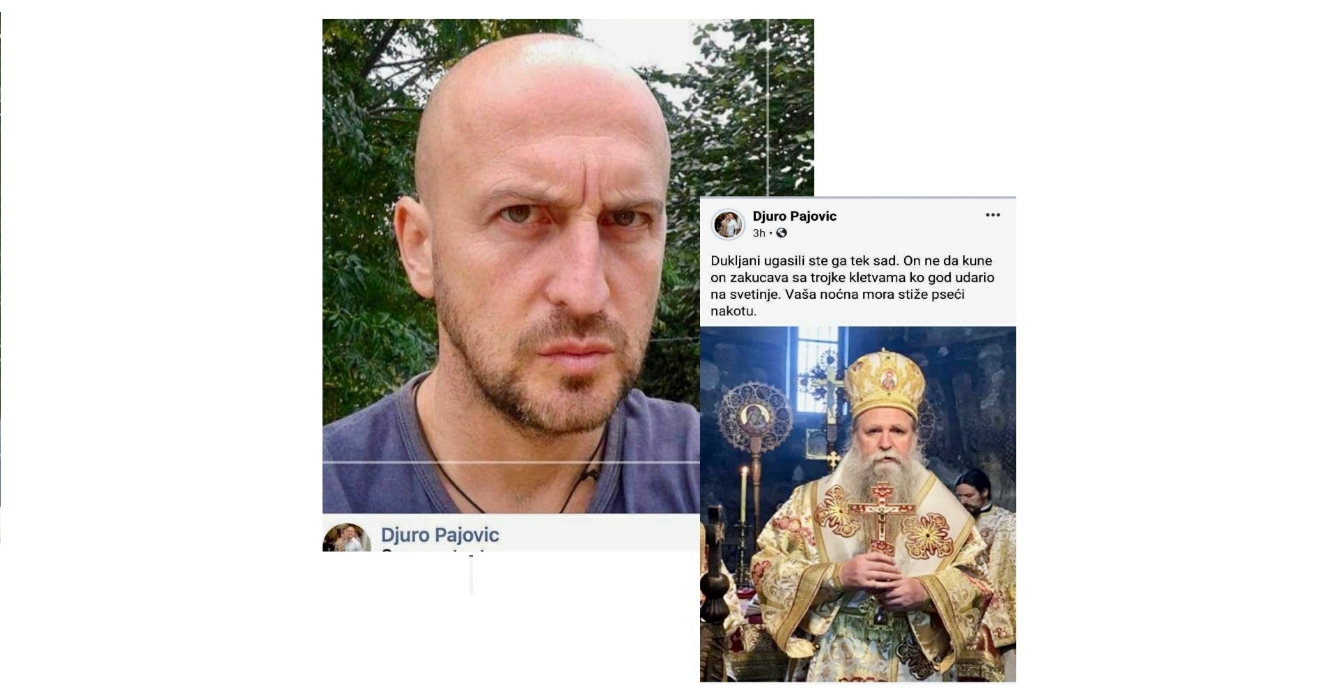 Uhapšen Đuro Pajović zbog vrijeđanja: “Vaša noćna mora stiže pseći nakotu”