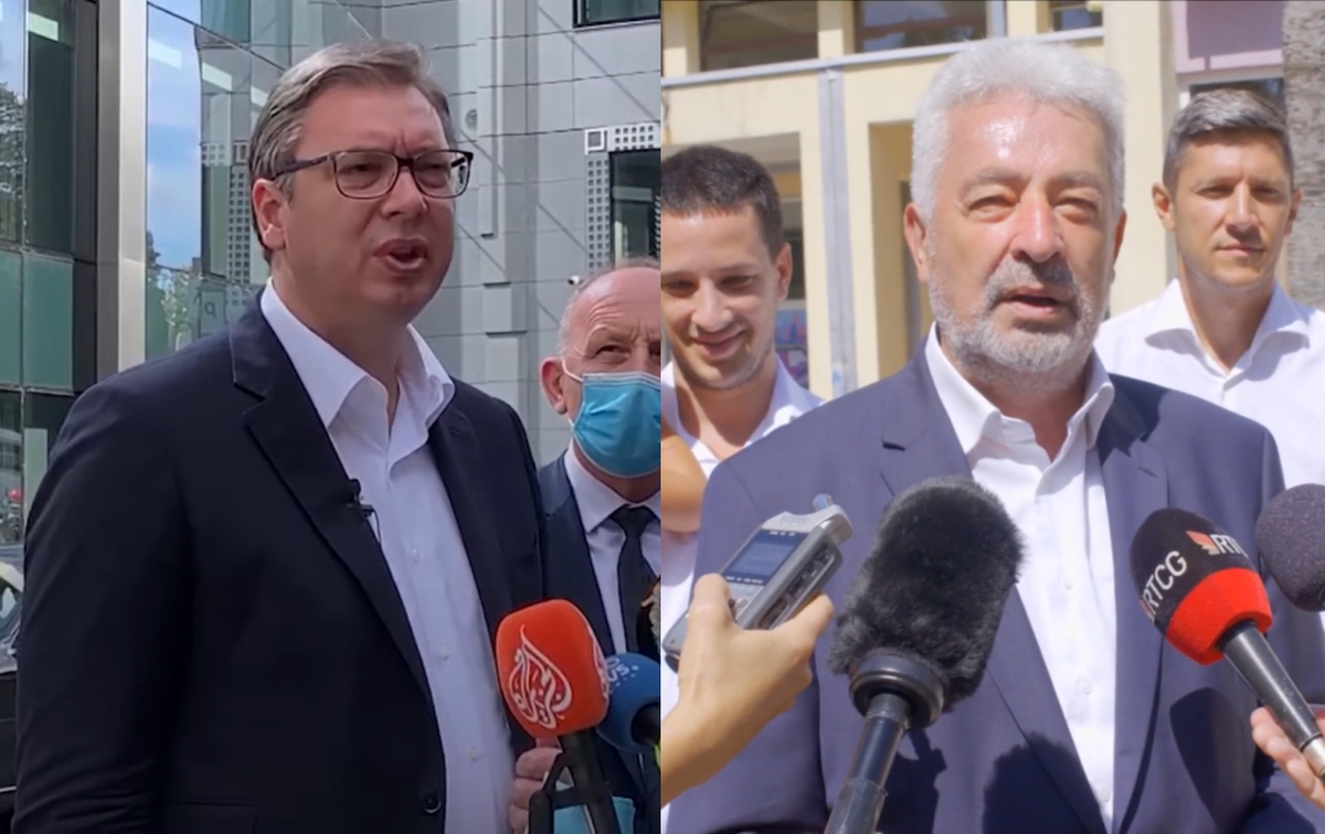PRVI SUSRET: Vučić u Parohijskom domu poželio dobrodošlicu Krivokapiću