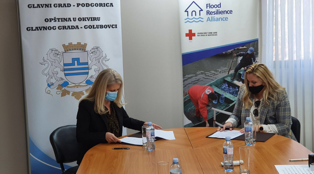 Crveni krst i Opština Golubovci zajedno saniraju branu u Ponarima