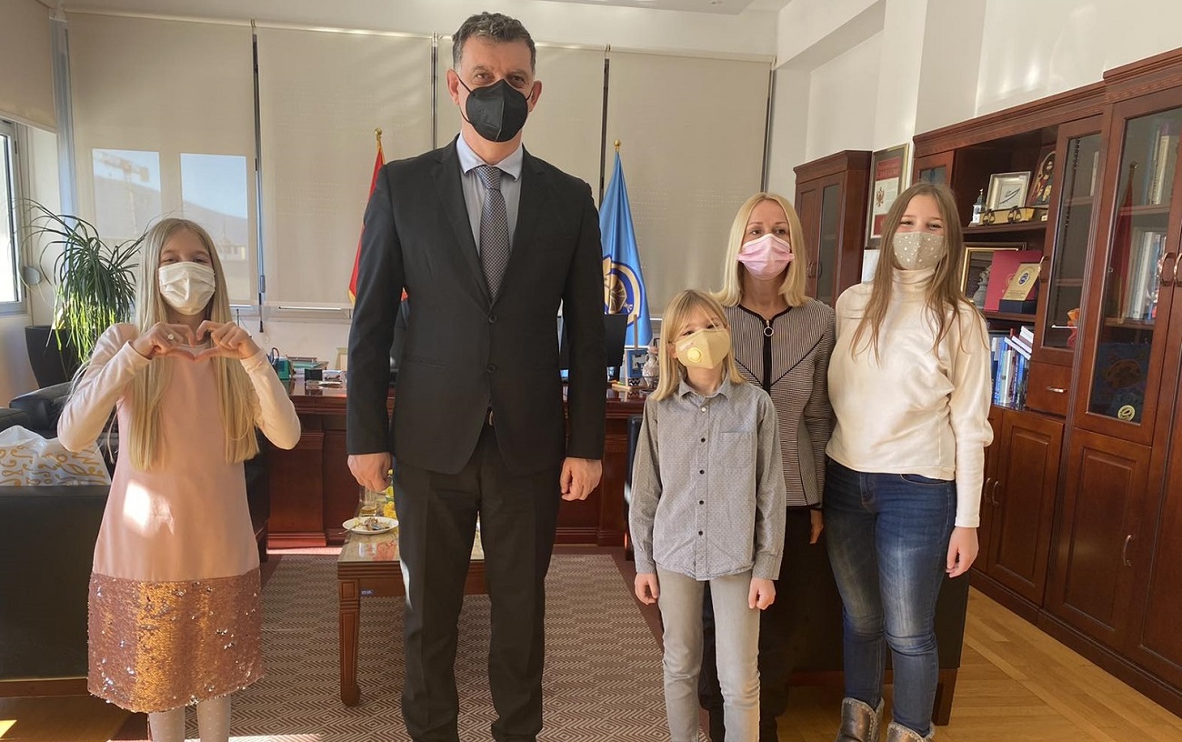 Književna omladina Tivta u posjeti predsjedniku Opštine