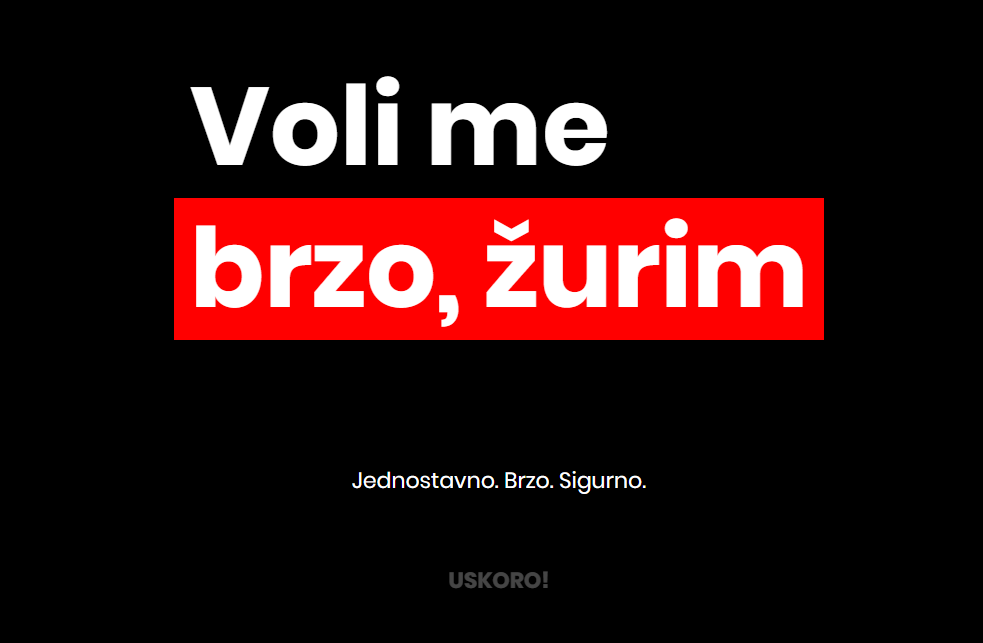 Voli me brzo, žurim