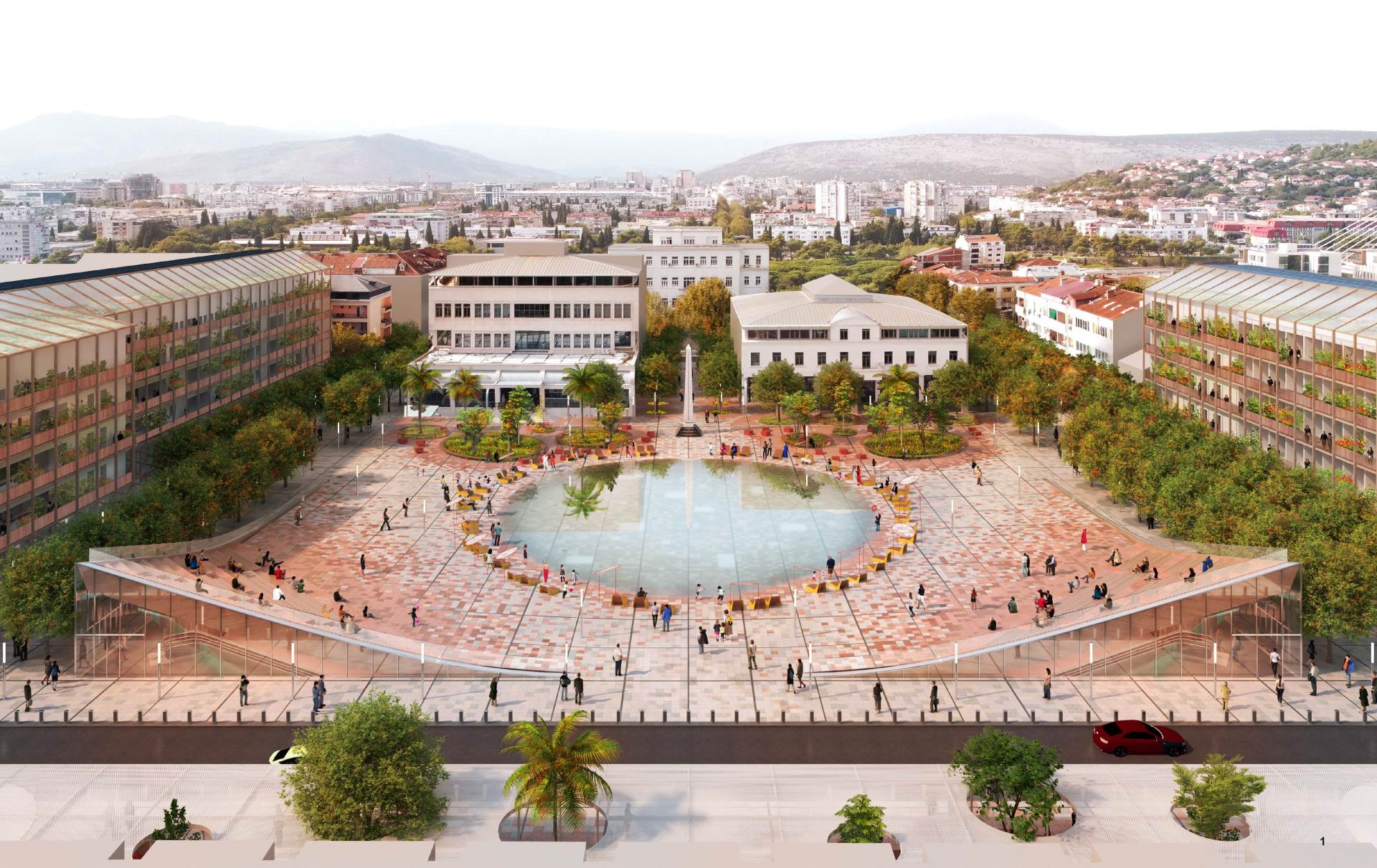 Aleksić: Vodeno ogledalo na trgu opciono rješenje