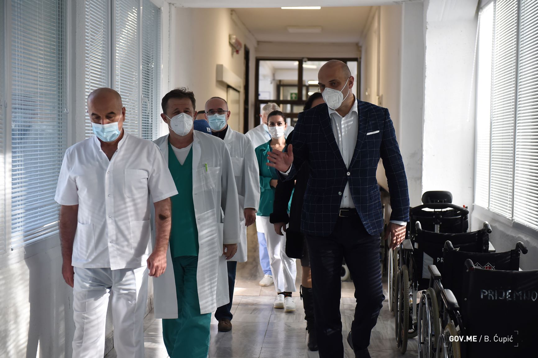 Krizni medicinski štab juče obišao Cetinje i Nikšić, danas u Kotoru u Herceg Novom