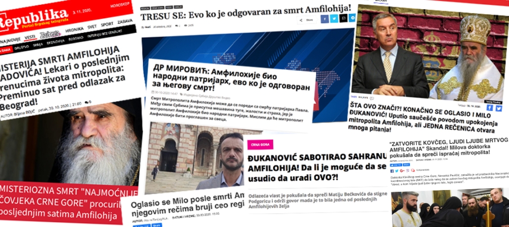 DFC: Teorije zavjere i dezinformacije o smrti Amfilohija