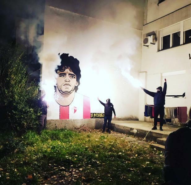 (FOTO i VIDEO) Zabjelčani se oprostili od Maradone