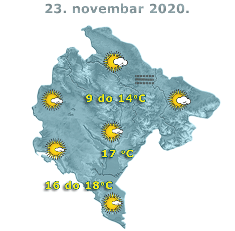 Sjutra pretežno sunčano, do 18 stepeni