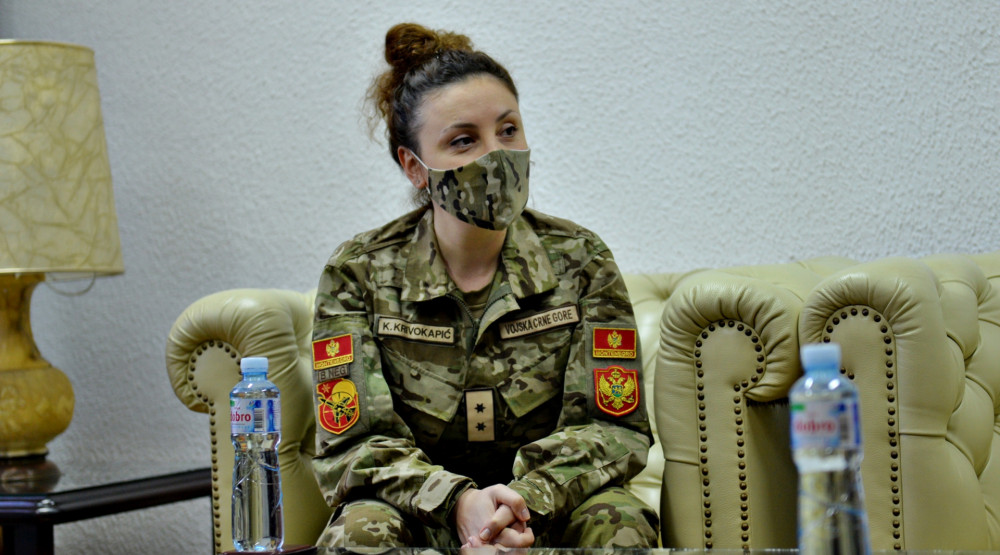 Krivokapić prva oficirka Vojske Crne Gore u misiji MINURSO