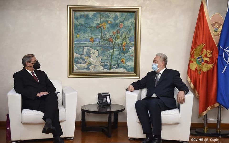 Krivokapić i Zelioli: Nastavak saradnje Crne Gore i Italije
