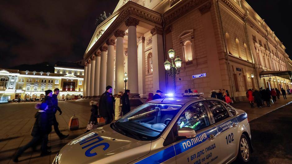 Evakuisan Boljšoj teatar nakon anonimne dojave o bombi