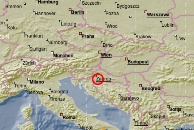 Zemljotres u blizini Zagreba, osjetio se i u Crnoj Gori