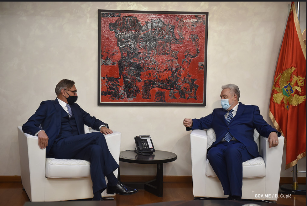 Krivokapić se sastao sa ambasadorom Njemačke Robertom Veberom
