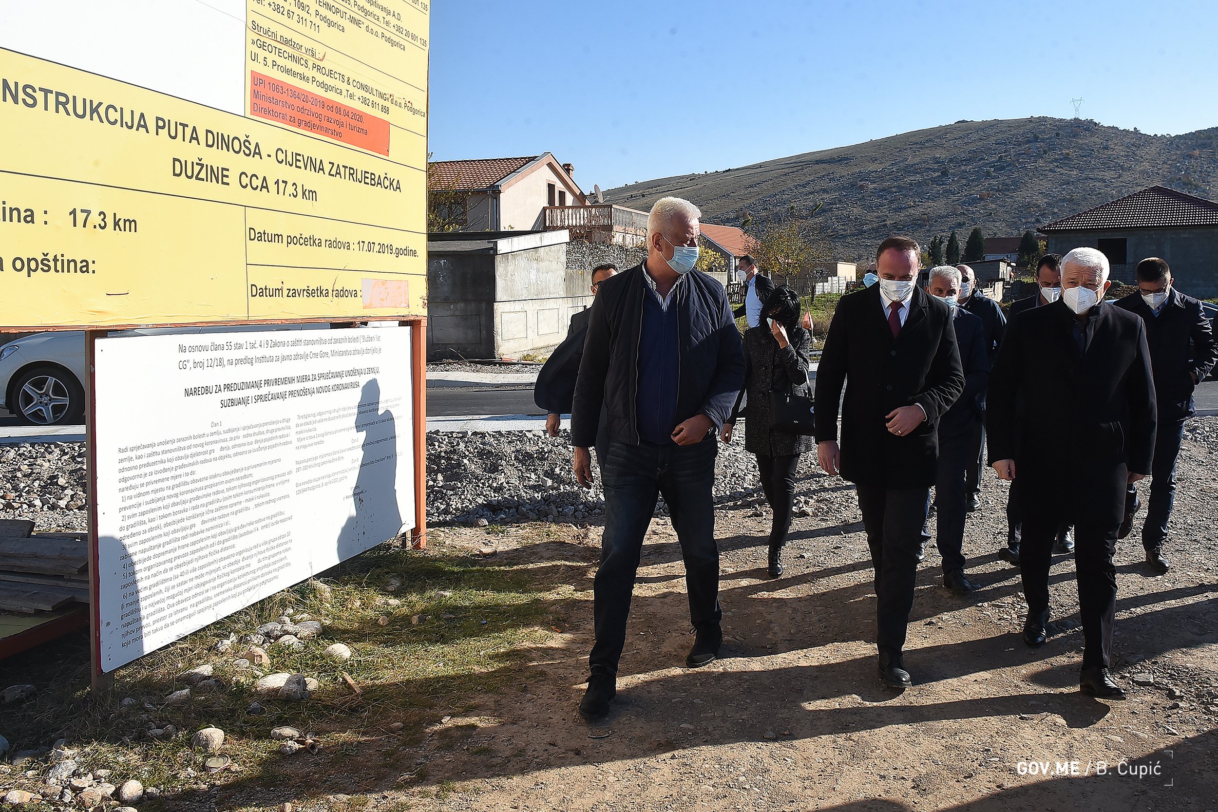 Marković obišao rekonstruisani put od Dinoše do granice s Albanijom: Najavili smo ulaganja – to i činimo, ne riječima nego djelom