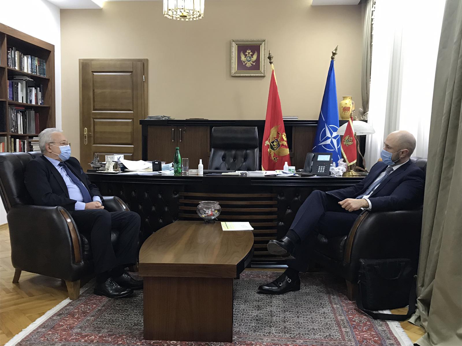 Ministar Radulović razgovarao sa ambasadorima Sjeverne Makedonije i Hrvatske