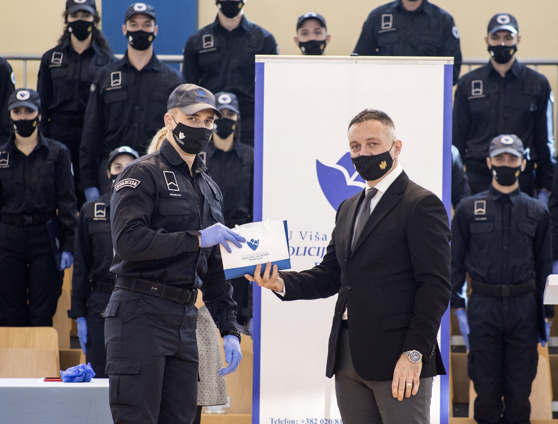 Šaranović: Ovo je prva generacija koja je završila Policijsku akademiju u uslovima pandemije