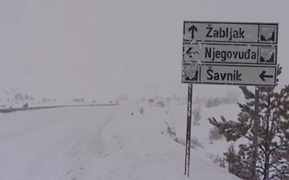 Put Šavnik – Žabljak i dalje zatvoren za saobraćaj