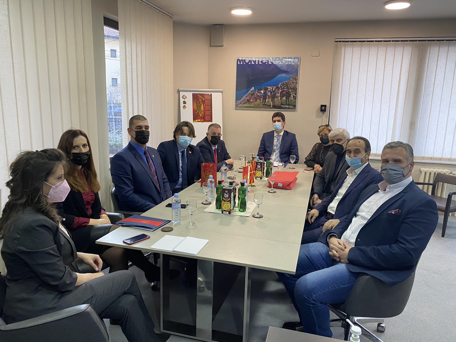 Sekulović se sastao sa predstavnicima crnogorske zajednice u Sjevernoj Makedoniji