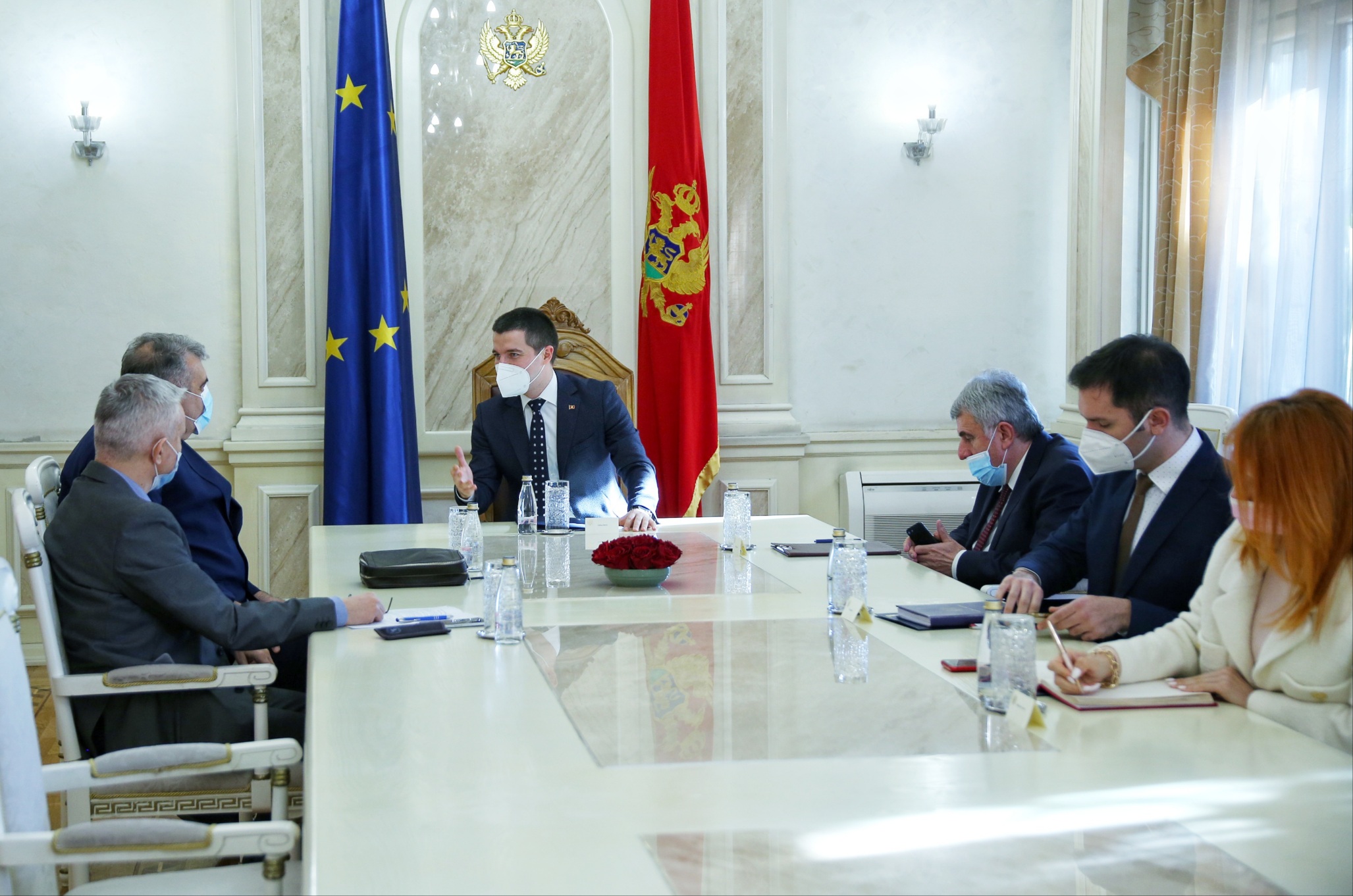 Bečić razgovarao sa predstavnicima Udruženja banaka Crne Gore