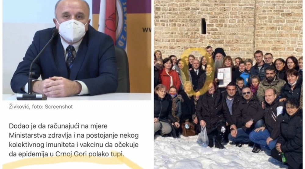 SD: Živković 19. januara nije poštovao epidemiološke mjere (FOTO)