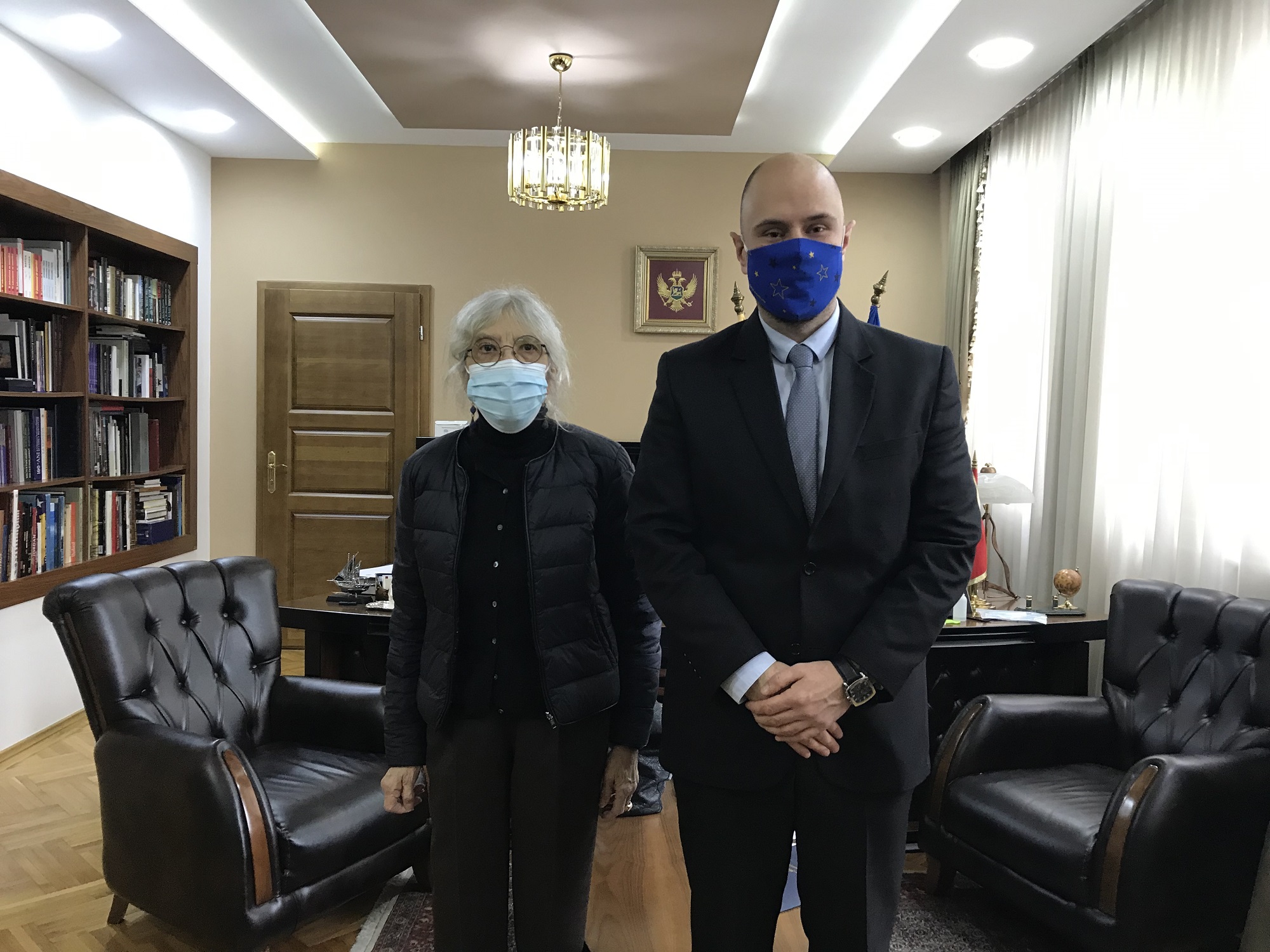 Radulović primio u oproštajnu posjetu šeficu Misije OEBS-a Mariz Davije