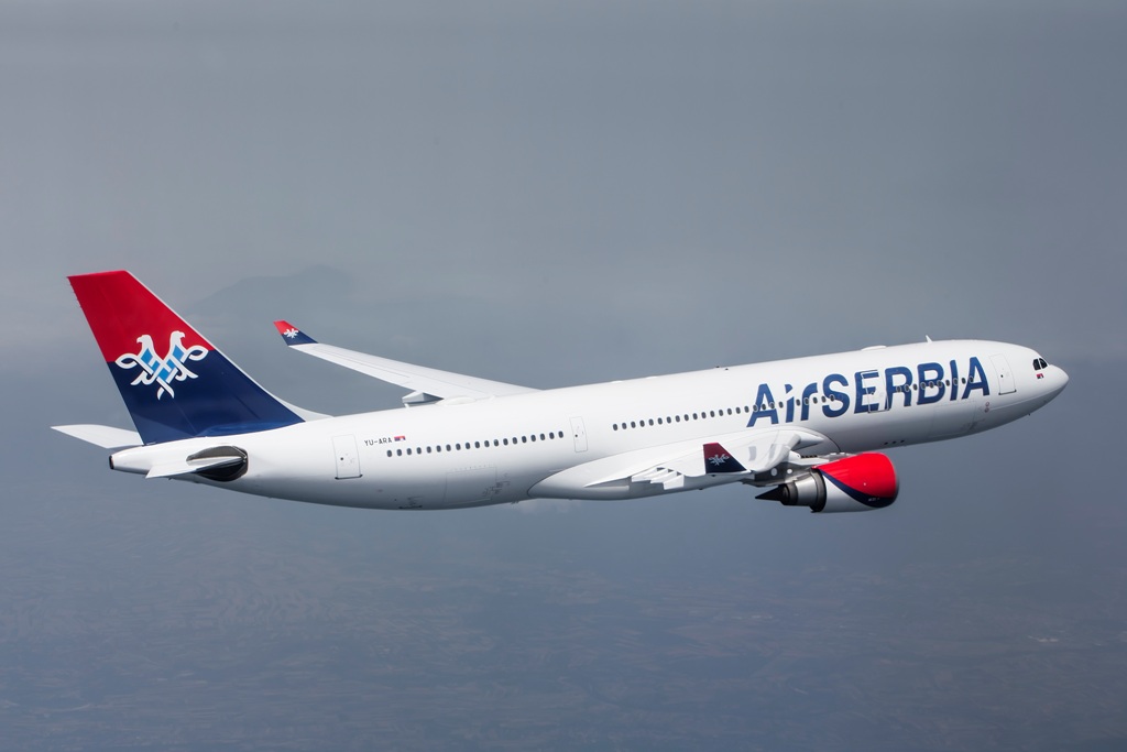 AIR SERBIA: Sedmično ka Crnoj Gori 18 letova