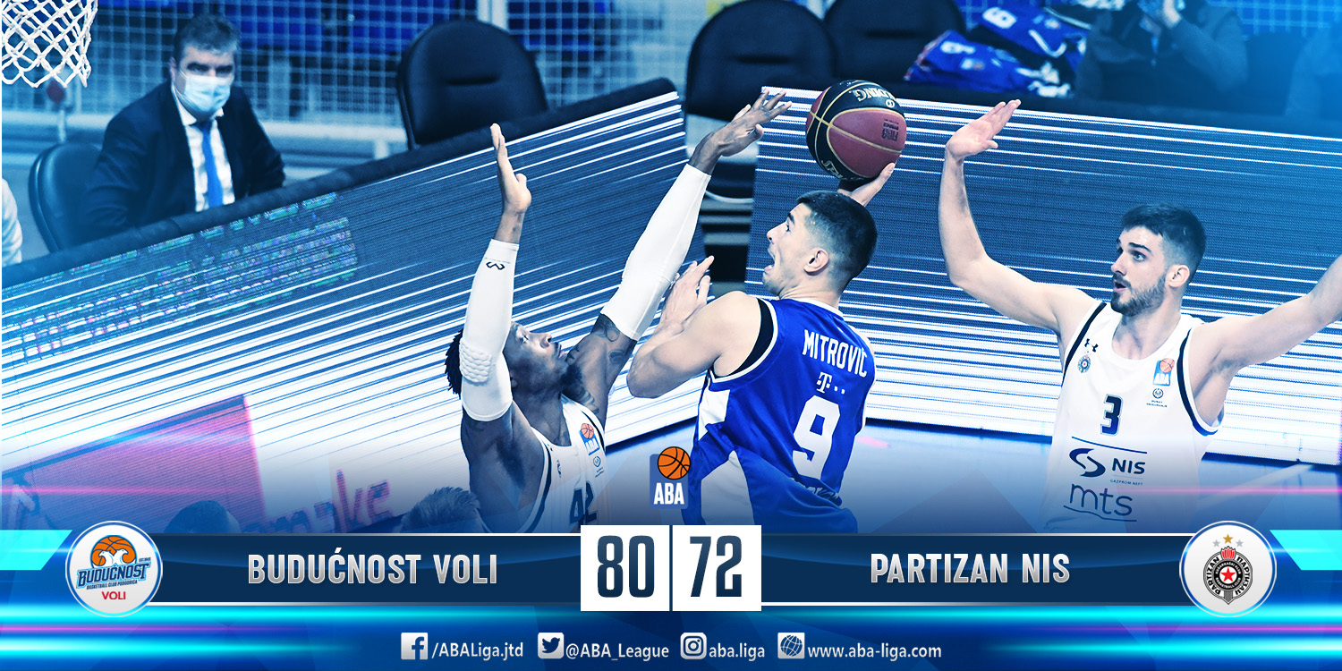 Budućnost u derbiju savladala Partizan!