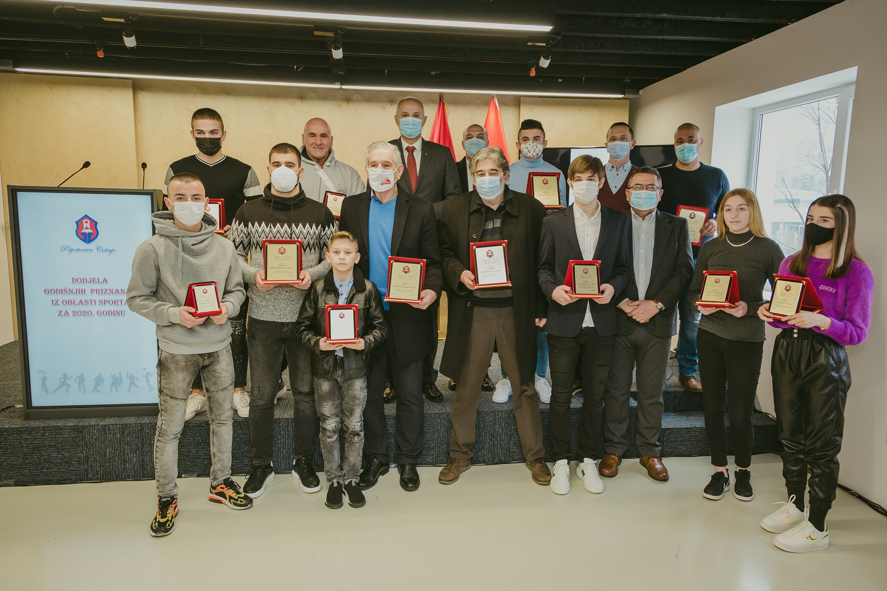 Uručena priznanja najboljima u sportu u Prijestonici za 2020. godinu