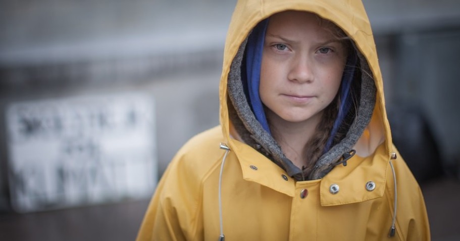 Aktivistkinja Greta Thunberg na švedskoj poštanskoj marki