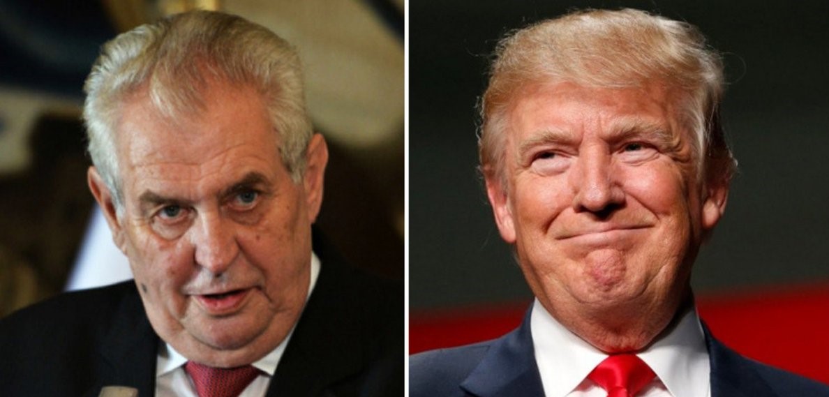 Zeman optužio Trampa da odlazi kao kukavica, Babiš sklonio fotografiju