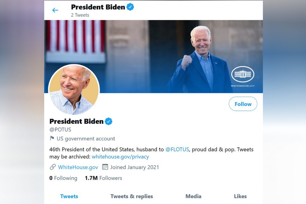 Bajden preuzeo POTUS: Prvi tvit novog američkog predsjednika