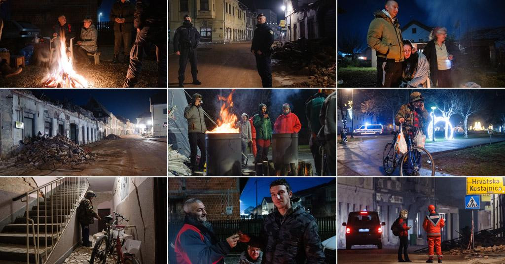 Doček u razorenom gradu: Strah je prisutan, ali ko god je mogao navukao je osmijeh na lice