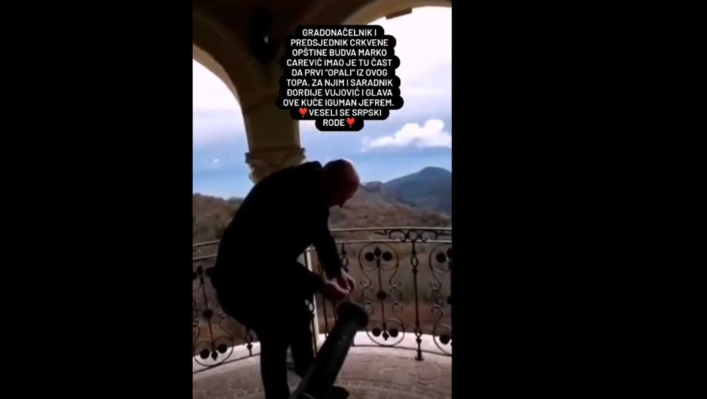 Carević nakon žurke u sušionici, imao “čast” da prvi puca iz topa! Prekršio Zakon o javnom redu i miru?