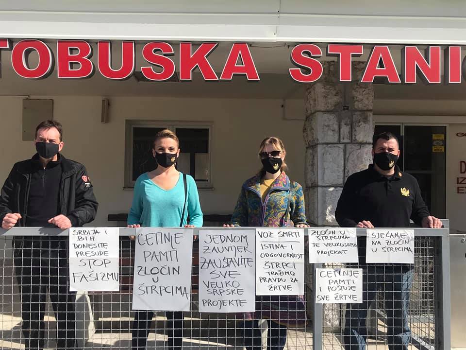 Cetinje pamti zločin u Štrpcima: Da se jednom za svagda zaustave svi velikosrpski projekti