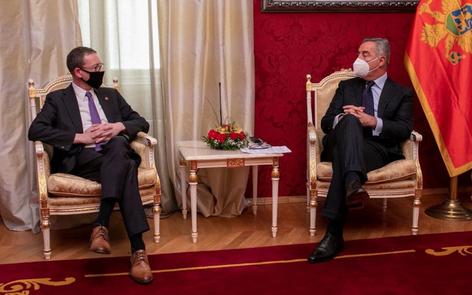 Đukanović primio akreditivna pisma novoimenovanih, izvanrednih i opunomoćenih ambasadora