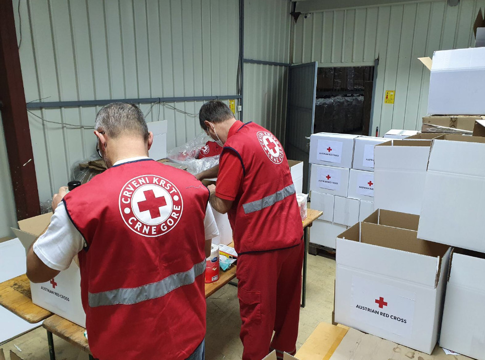 Crveni krst: Podijeljeno 1.500 higijenskih paketa doniranih od Austrije