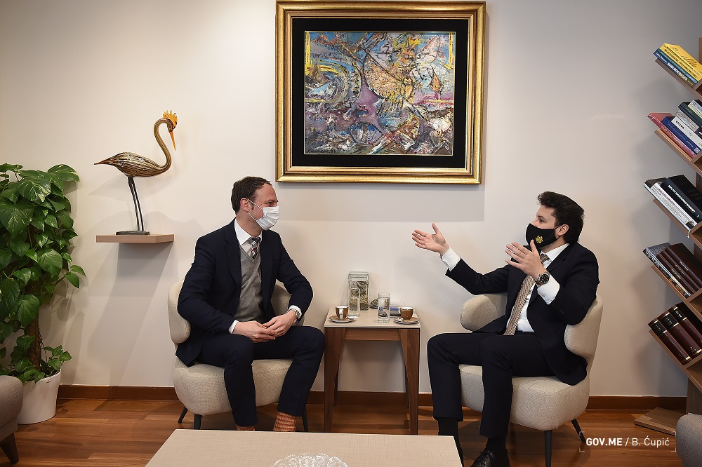 Abazović – Brendle: Evropske integracije spoljnopolitički prioritet Crne Gore