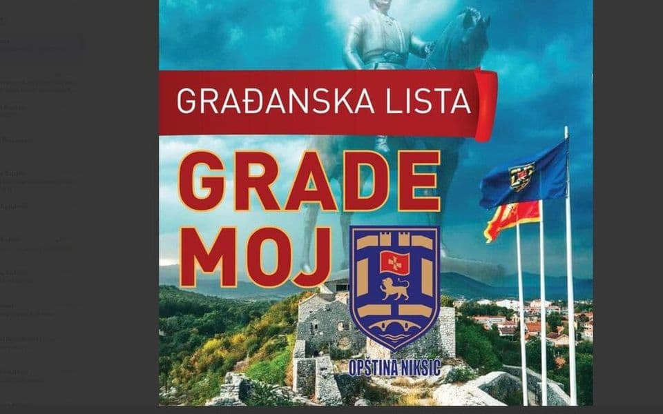Građanska lista “Grade moj” odbijena
