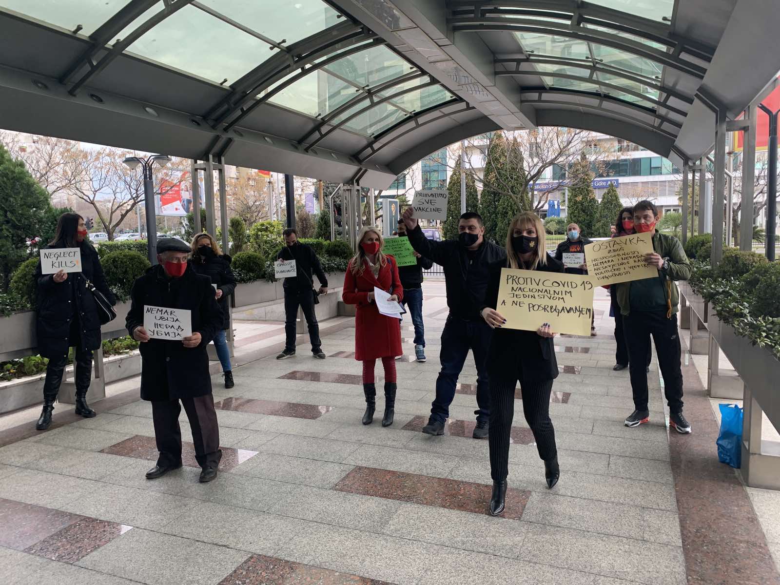 PROTEST PROTIV MINISTARKE ZDRAVLJA: Podnijeta krivična prijava protiv Jelene Bojović Borovinić